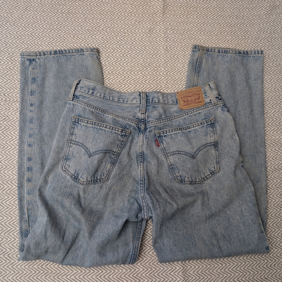 Levi's Light Blue Straight Leg Jeans Low Pro - Picture 4 of 10